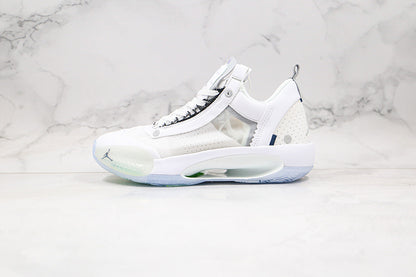 Nike Air Jordan 34 Low PF Pure Money White Sneakers