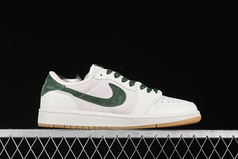Nike Air Jordan 1 Low OG SP Travis Scott Fragment Design White Green Sneakers