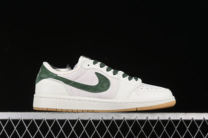 Nike Air Jordan 1 Low OG SP Travis Scott Fragment Design White Green Sneakers