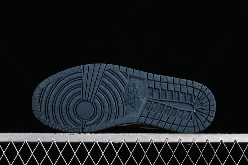 Nike Air Jordan 1 Low LV Blue Sole White Sneakers
