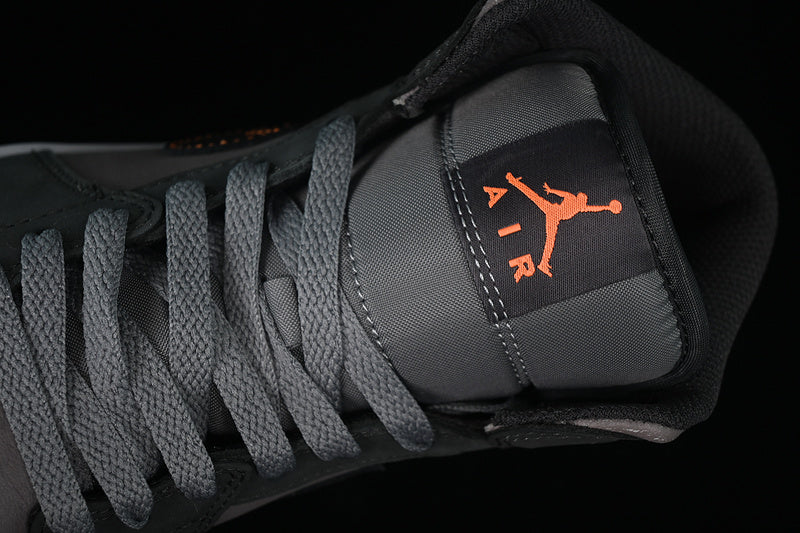 Nike Air Jordan 1 Mid SE Black Neutral Grey Sneakers