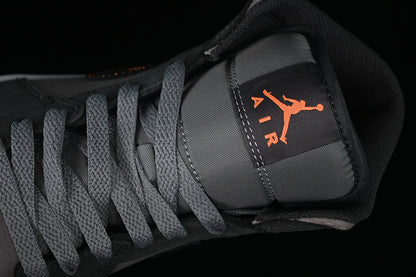 Nike Air Jordan 1 Mid SE Black Neutral Grey Sneakers