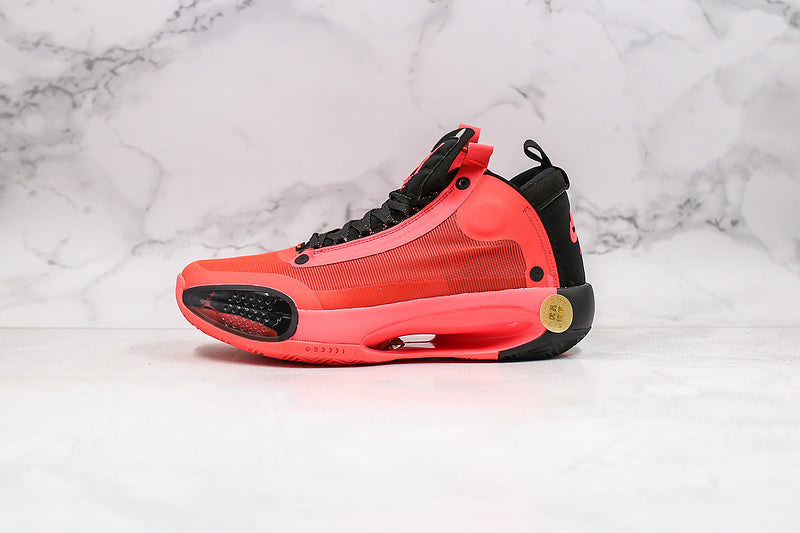 Nike Air Jordan 34 Infrared Black 23 Red Sneakers