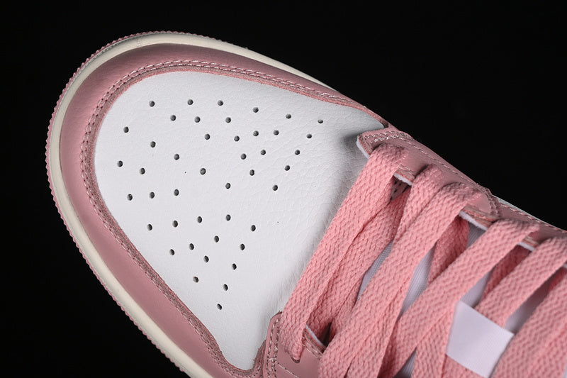 Nike Air Jordan 1 Low White Pink Oxford Sail Sneakers