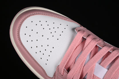 Nike Air Jordan 1 Low White Pink Oxford Sail Sneakers
