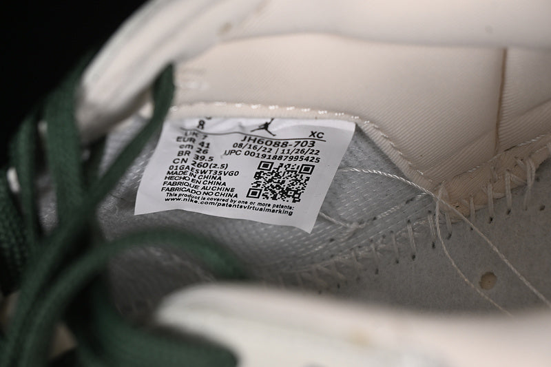 Nike Air Jordan 1 Low OG SP Travis Scott Fragment Design White Green Sneakers
