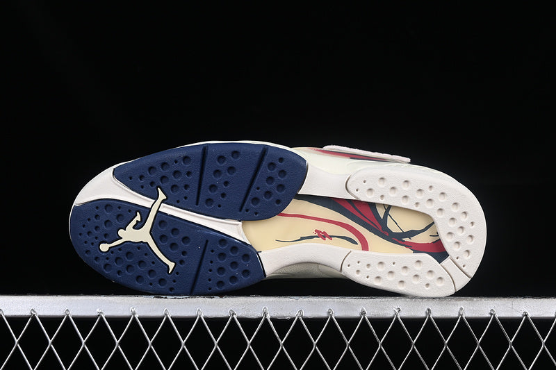 SoleFly Nike Air Jordan 8 Retro SP Mi Casa Es Su Casa Red Metallic Gold White Sneakers