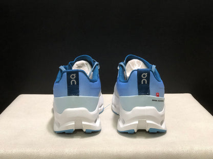 On Running Cloudsurfer Trail Waterproof Comfortable And Breathable Running Shoes Blue/White