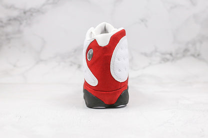 Nike Air Jordan 13 Retro White Cherry Red Sneakers