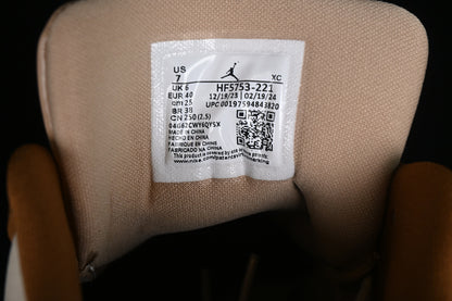 Nike Air Jordan 1 Low White Light Brown Sneakers