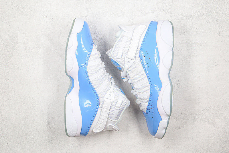 Nike Air Jordan 6 Rings University Blue White Sneakers