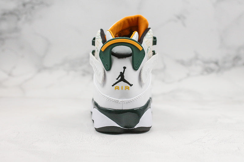 Nike Air Jordan 6 Rings White Multiple Color Sneakers