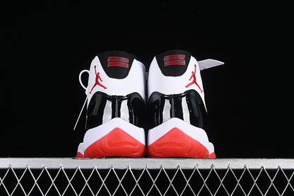 Nike Air Jordan 11 Retro White Black Red Sneakers