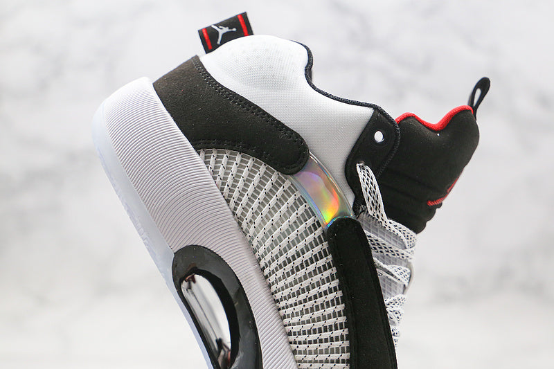Nike Air Jordan 35 Pf Black Chili Red-White Sneakers