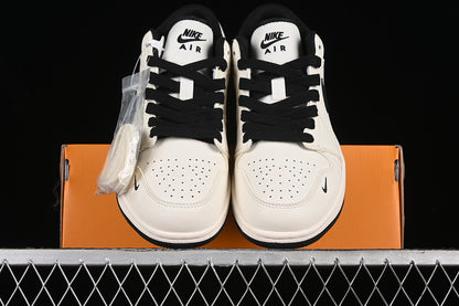 Nike Air Jordan 1 Low Black Sole White Black Sneakers