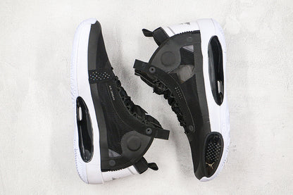 Nike Air Jordan XXXIV 34 Eclipse Black Basketball Sneakers