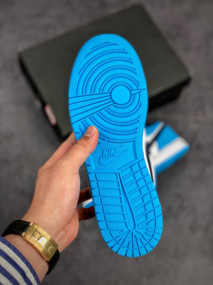 Nike Air Jordan 1 Low UNC White Blue Sneakers