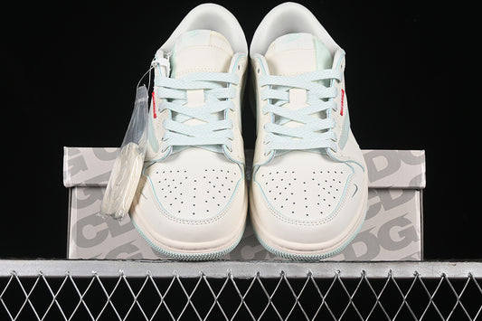 Nike Air Jordan 1 Low Travis Scott Fragment Design OG SP Mint Green White Sneakers