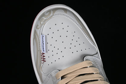 Nike Air Jordan 1 Low Auspicious Clouds Grey Sneakers