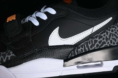 Nike Air Jordan Legacy 312 Low Black White Black Cement Sneakers