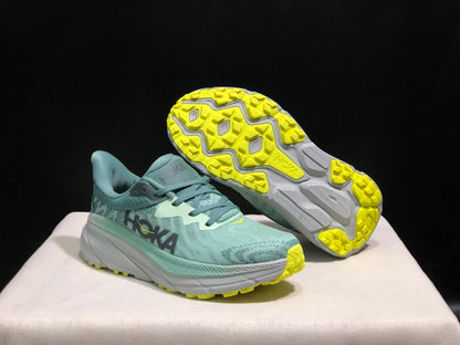 Hoka One One Challenger 7 Shock-absorbing Breathable Running Shoes Sneakers Teal