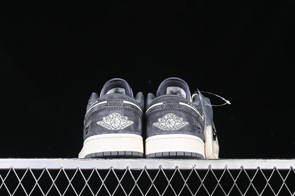 Nike Air Jordan 1 Retro Low Grey White Sneakers