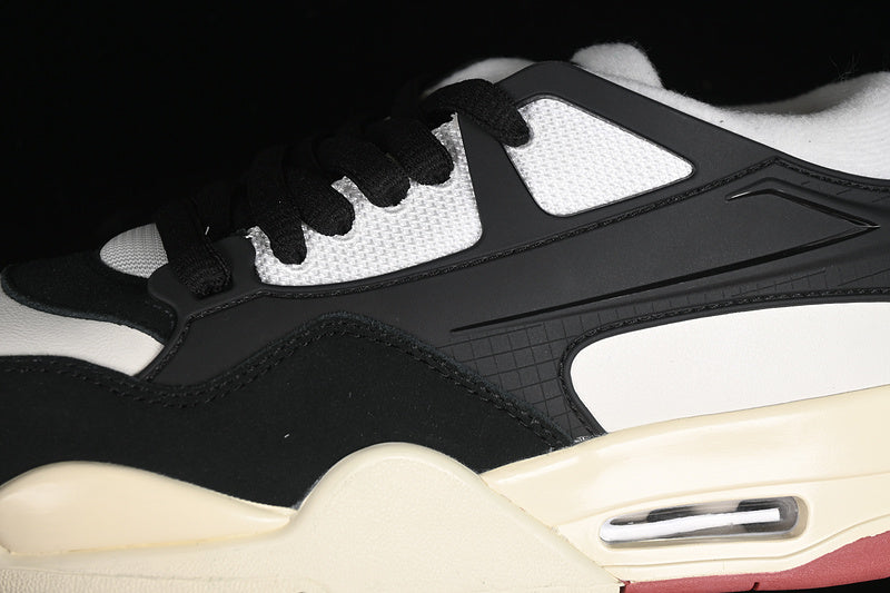Nike Air Jordan 4 Remastered Black Canyon Rust Coconut Milk White Sneakers