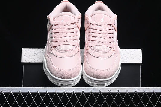 Nike Air Jordan 4 Remastered White Sole Pink Sneakers