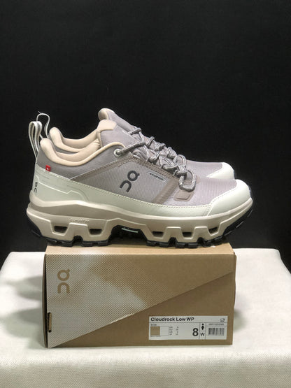 On Running Cloudrock Low WP Hiking Outdoor Shoes Khaki