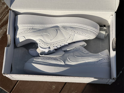 Nike Kwondo 1 G-Dragon Peaceminusone Triple White Sneakers