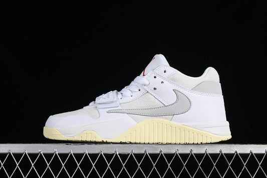Nike Air Jordan Cut The Check Travis Scott Grey White Sneakers