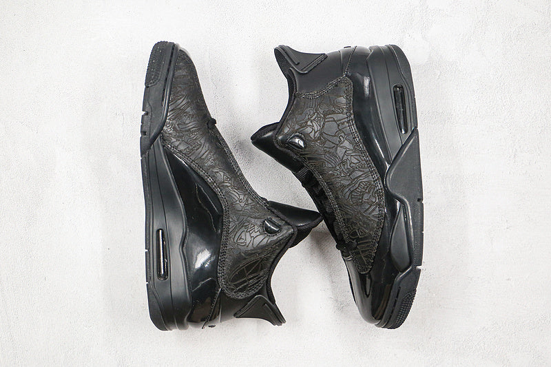 Nike Air Jordan Retro Dub Zero Pure Black Sneakers
