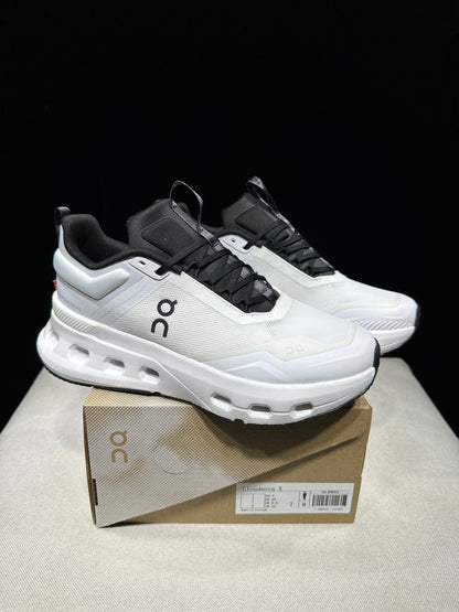 On Running Cloudnova X Comfortable Anti-Slip Running Shoes Black/Ivory White
