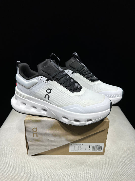 On Running Cloudnova X Comfortable Anti-Slip Running Shoes Black/Ivory White