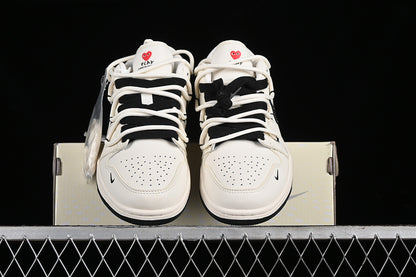 Nike Air Jordan 1 Low PLAY White Black Sneakers