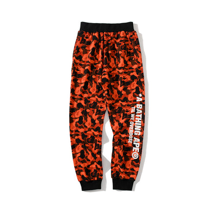 A Bathing Ape BAPE x XO Co-Branded Edition Camouflage Red Pants