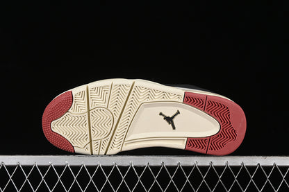 Nike Air Jordan 4 Remastered Black Canyon Rust Coconut Milk White Sneakers