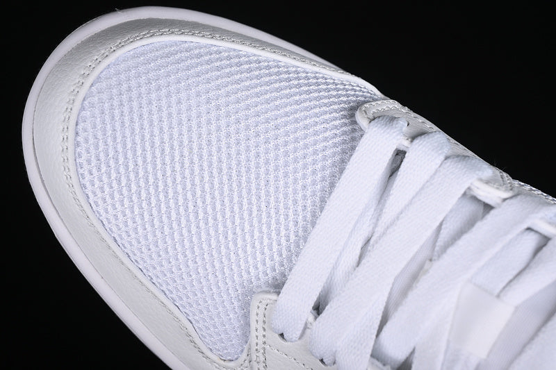Nike Air Jordan 1 Low White Anthracite Black Sole Sneakers