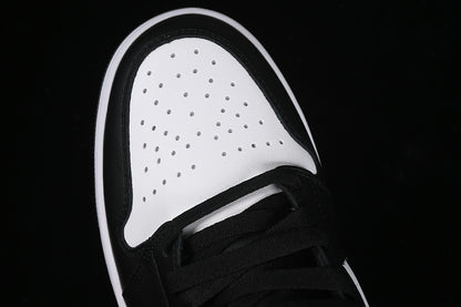 Nike Air Jordan 1 Mid White Iron Black Sneakers
