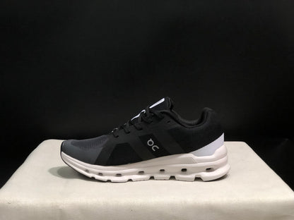 On Running Cloudrunner Anti-Slip Sports Running Shoes Black/Dark Grey