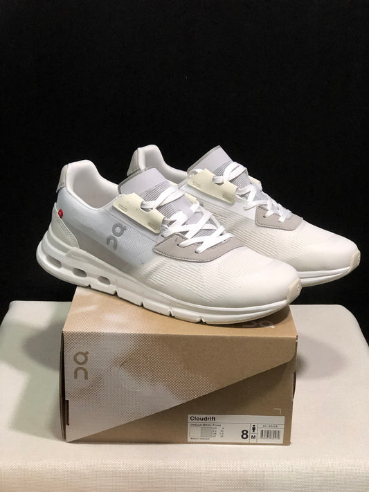 On Running Cloudrift Comfortable And Versatile Sports Casual Shoes Light Grey/Ivory White