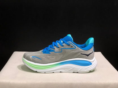 Hoka One One Clifton 10 Fashion Shoes Sneakers Gray/Blue
