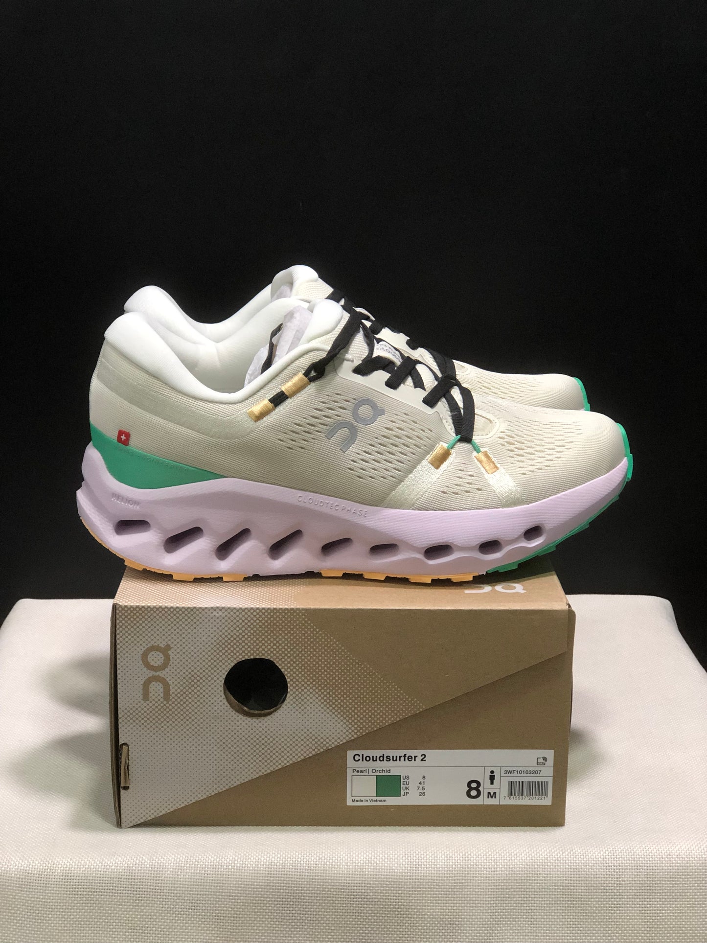 On Running Cloudsurfer 2 Casual Running Shoes Pearl/Light Purple