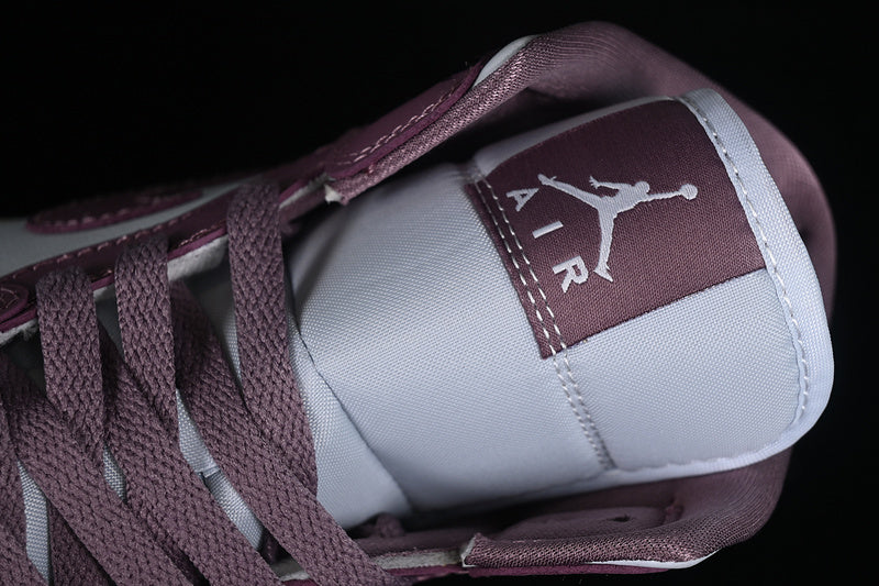 Nike Air Jordan 1 Mid Pure Platinum Sky J Mauve Sail Sneakers
