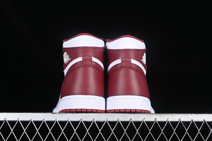 Nike Air Jordan 1 Retro High Dune Red White Sneakers