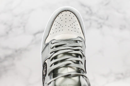 Nike Air Jordan 1 High-top Wolf Grey Sneakers Dior Joint Edition