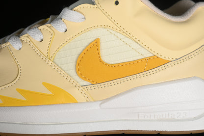 Nike Air Jordan Stadium 90 Coconut Milk White Travel Yellow Sneakers