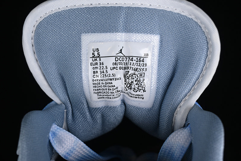 Nike Air Jordan 1 Low Blue Grey White Sneakers