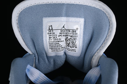 Nike Air Jordan 1 Low Blue Grey White Sneakers