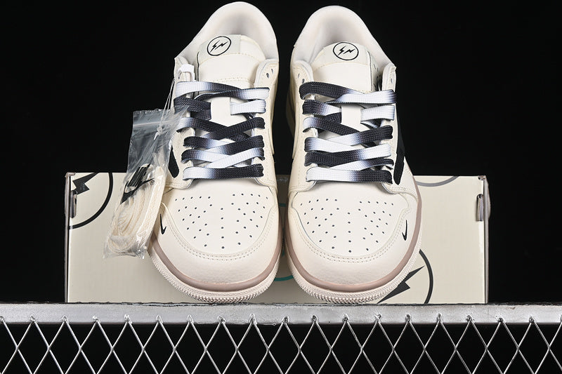 Nike Air Jordan 1 Low Travis Scott Fragment Design OG SP White Black Sneakers